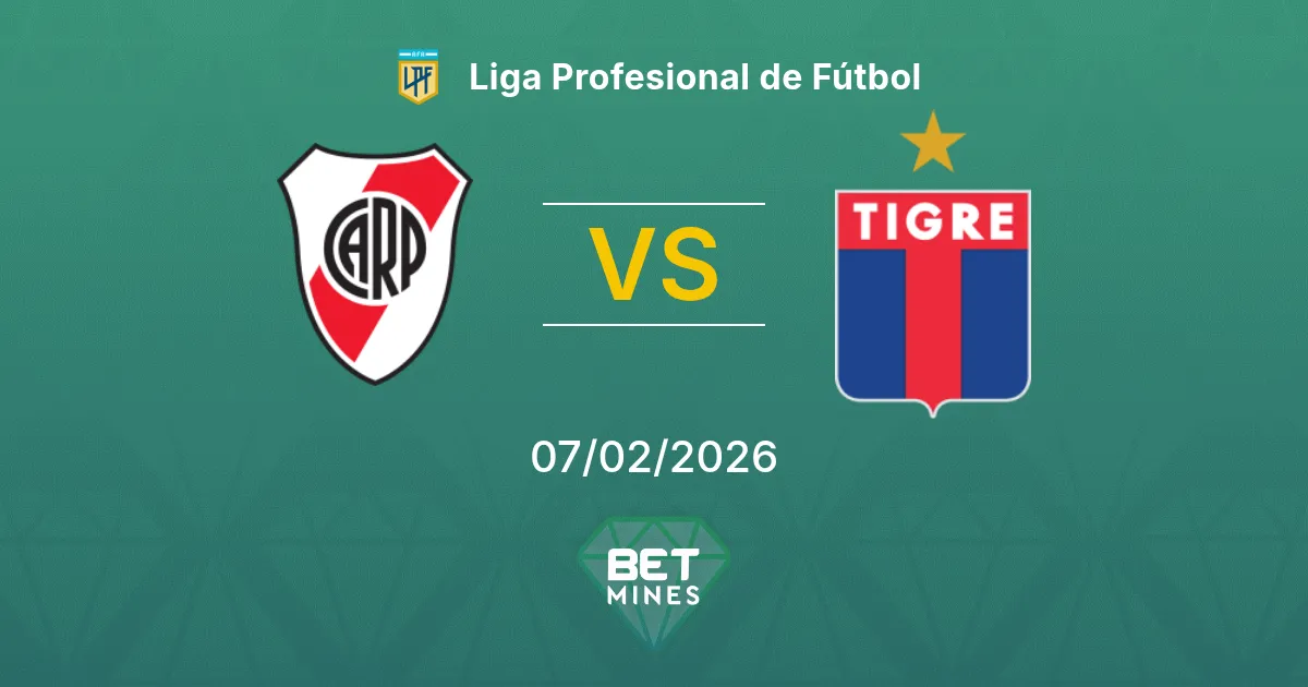River Plate vs Tigre Prediction: Match Preview and Analysis | Liga Profesional de Fútbol 07-02-2026