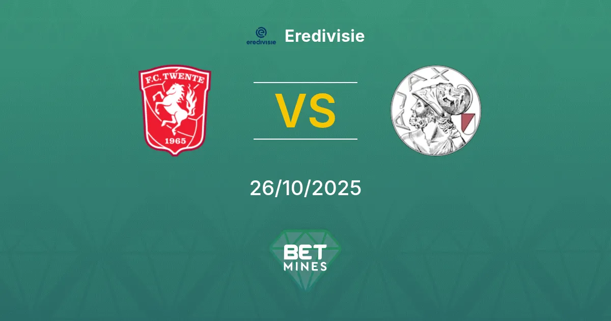 FC Twente x Ajax Palpite: Prévia e Análise da Partida | Eredivisie 26-10-2025