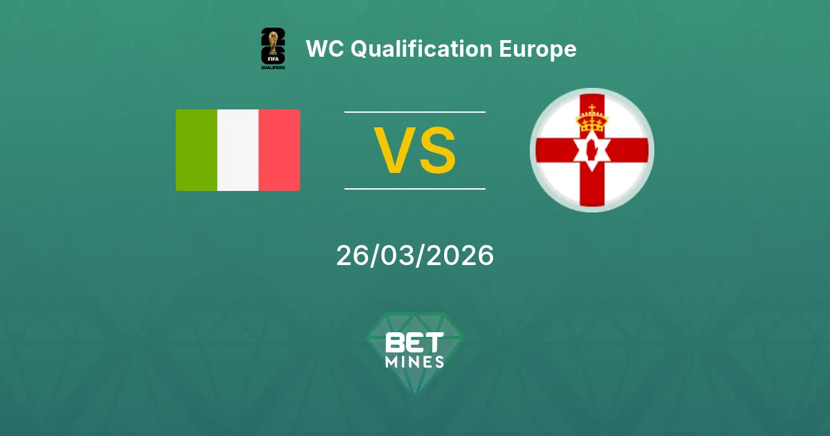 Italy vs Northern Ireland Prediction: Match Preview and Analysis | WC Qualification Europe 26-03-2026