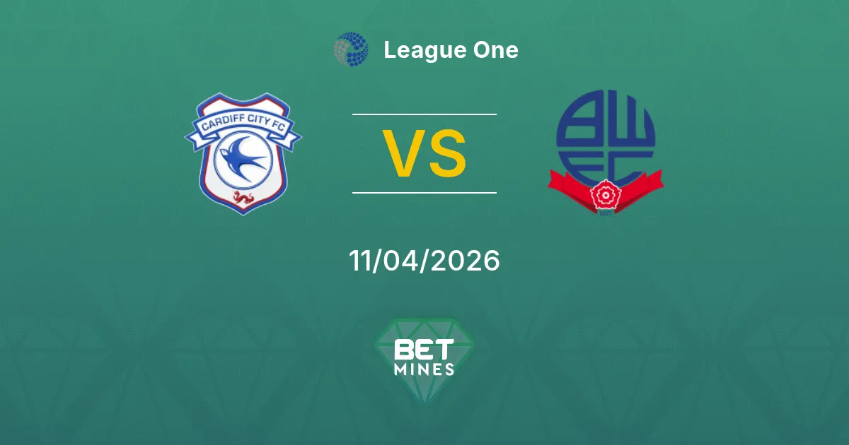 Cardiff City vs Bolton Wanderers Pronóstico: Previa y Análisis del Partido | League One 11-04-2026