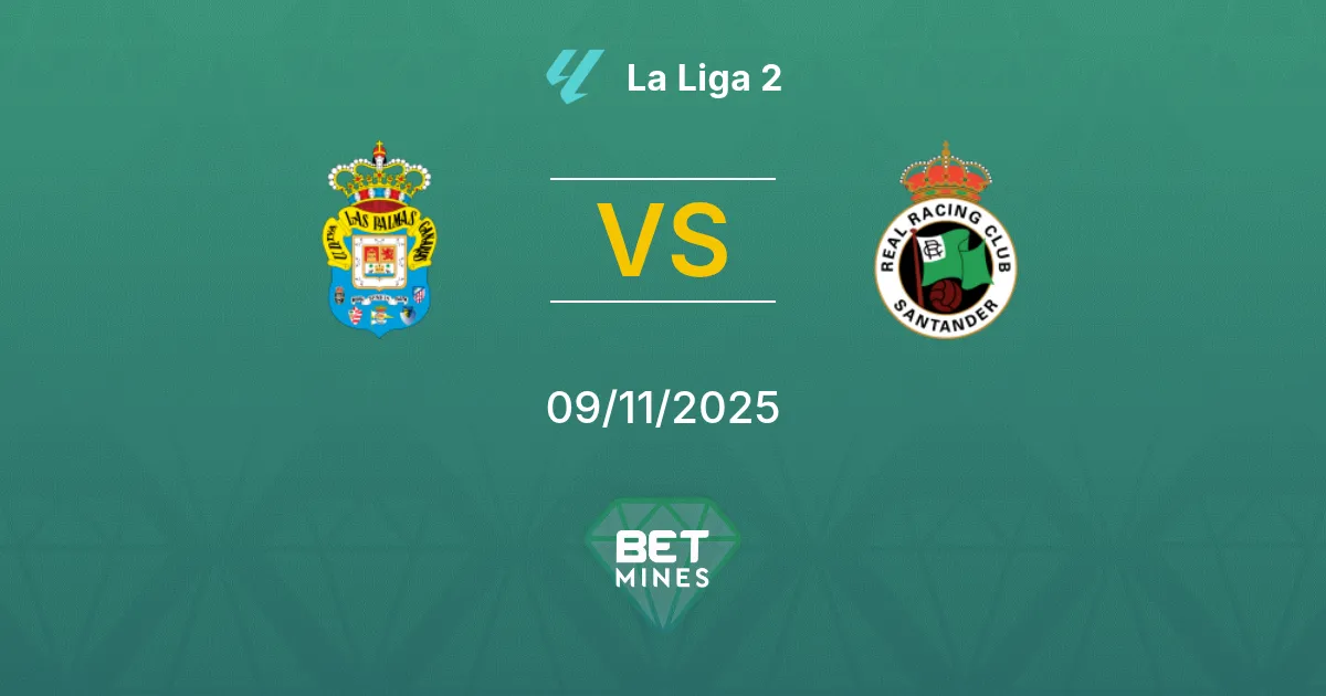 Las Palmas vs Racing Santander Prediction: Match Preview and Analysis | La Liga 2 09-11-2025