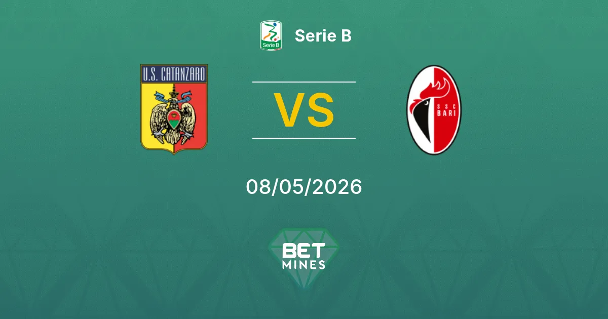 Catanzaro vs Bari 1908 Pronostico: Anteprima e Analisi della Partita | Serie B 08-05-2026