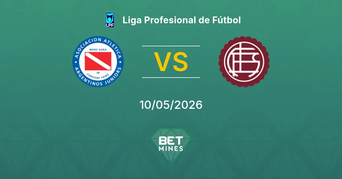 Argentinos Juniors vs Lanús Pronostico: Anteprima e Analisi della Partita | Liga Profesional de Fútbol 10-05-2026
