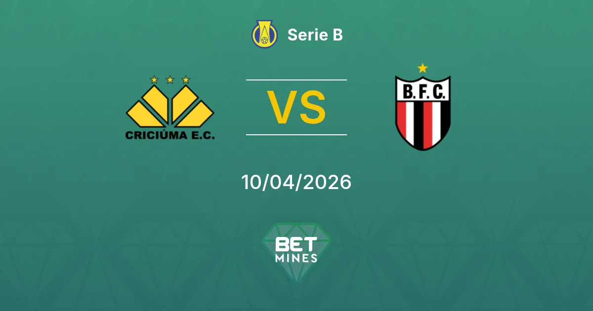 Criciúma vs Botafogo SP Pronóstico: Previa y Análisis del Partido | Serie B 10-04-2026