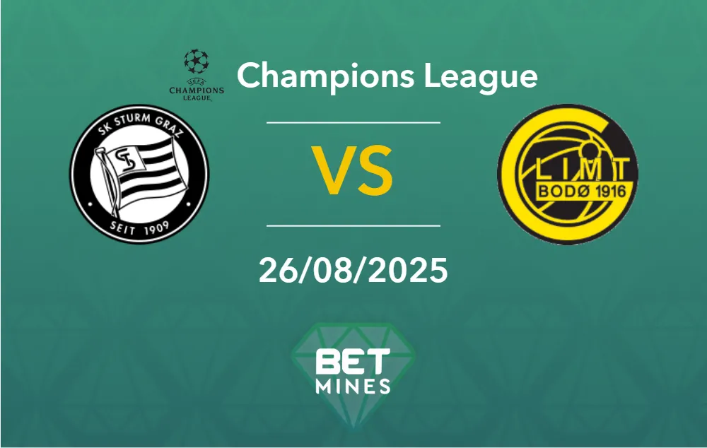 Palpite Sturm Graz x Bodo/Glimt: Prévia e Análise da Partida | Liga dos Campeões, Playoff de Qualificação
