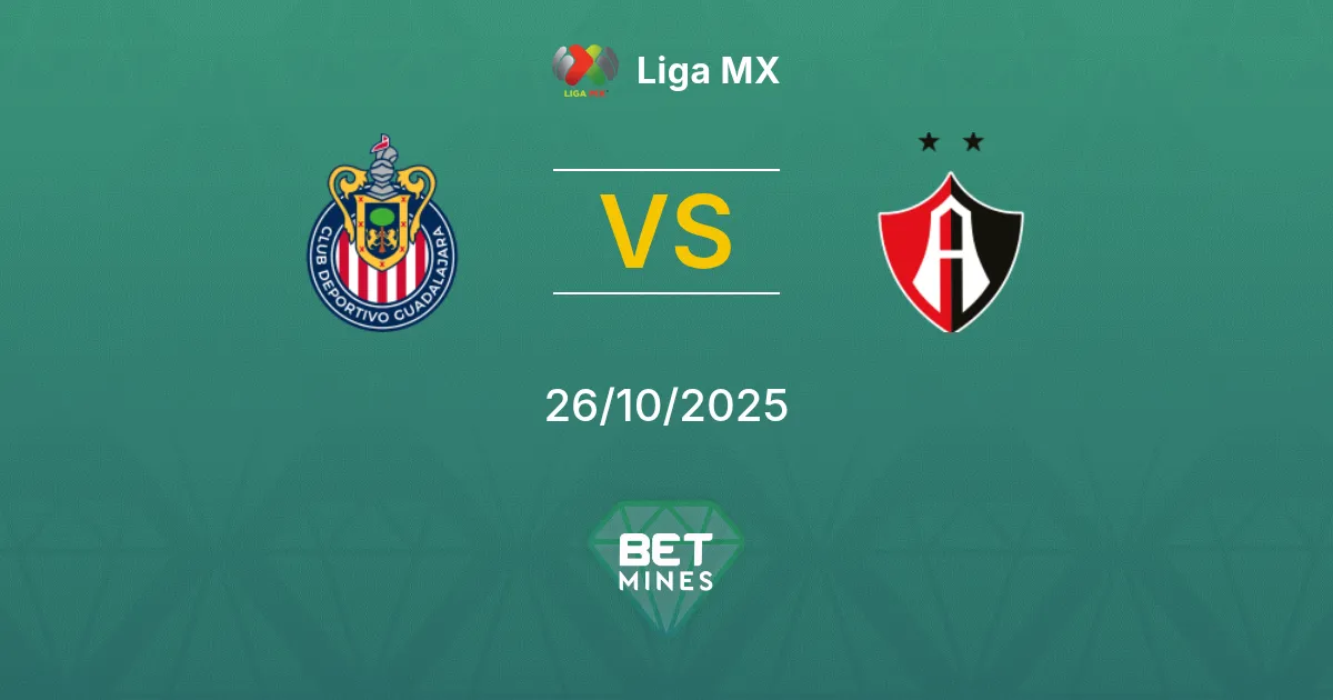 Guadalajara vs Atlas Prediction: Match Preview and Analysis | Liga MX 26-10-2025