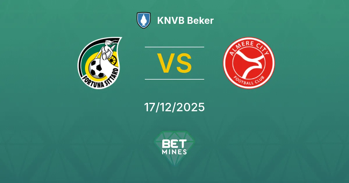 Fortuna Sittard vs Almere City Pronostico: Anteprima e Analisi della Partita | KNVB Beker 17-12-2025
