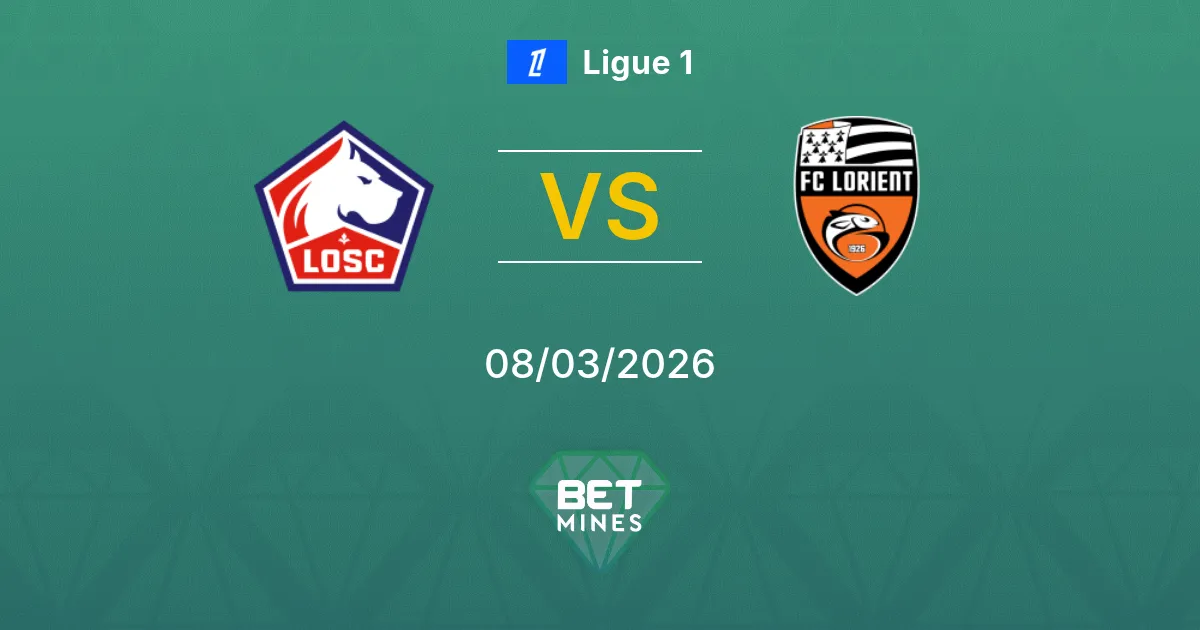 LOSC Lille vs Lorient Prediction: Match Preview and Analysis | Ligue 1 08-03-2026
