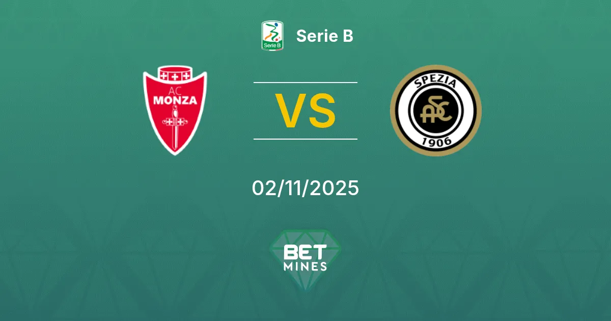 Monza vs Spezia Prediction: Match Preview and Analysis | Serie B 02-11-2025