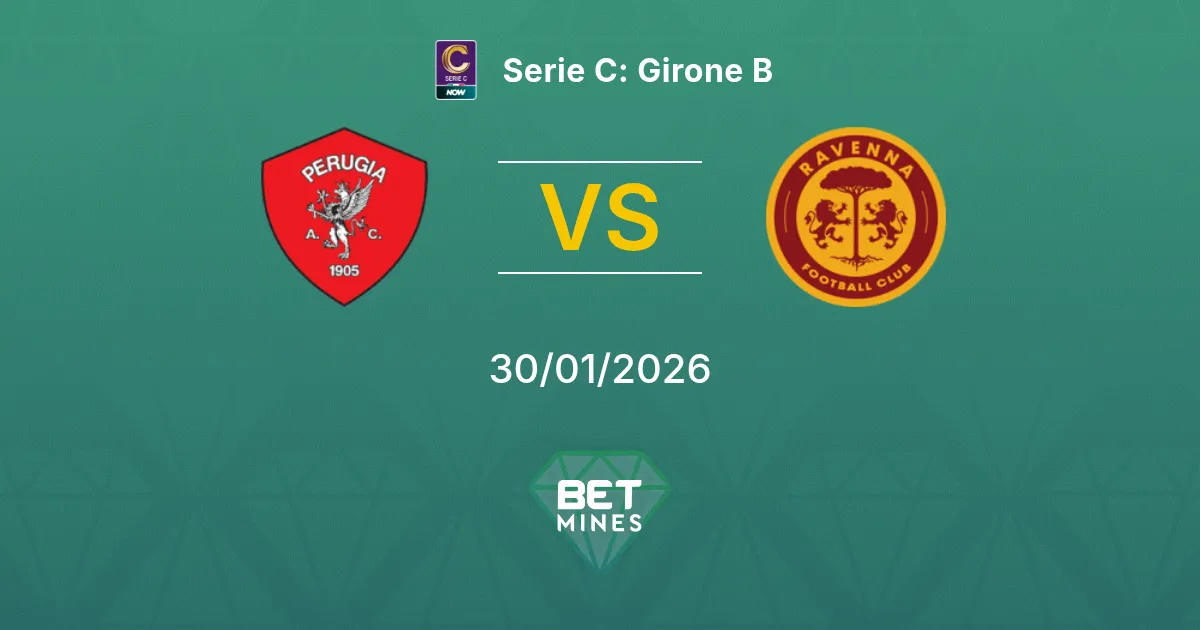 Perugia vs Ravenna Prediction: Match Preview and Analysis | Serie C: Girone B 30-01-2026
