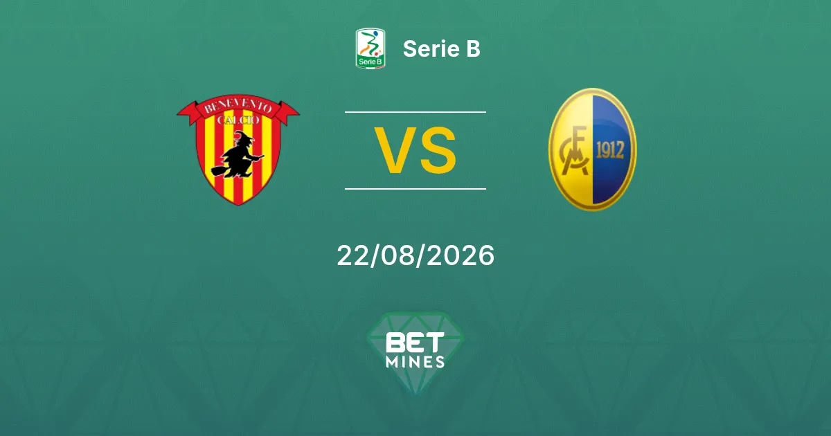 Benevento vs Modena Prediction: Match Preview and Analysis | Serie B 22-08-2026