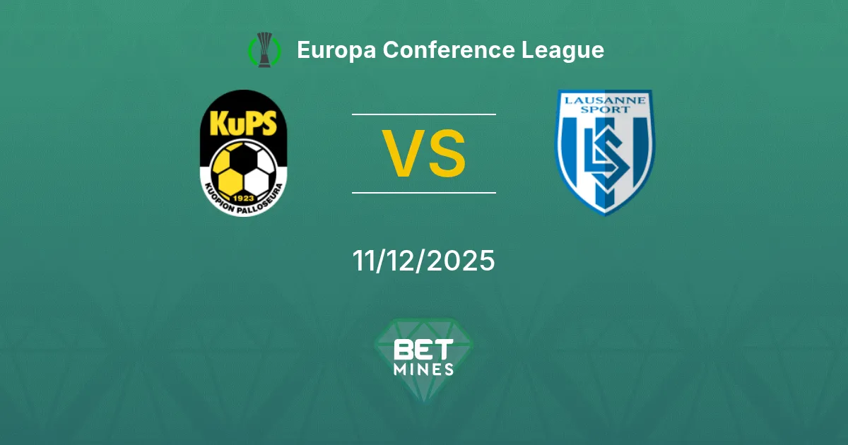 KuPS vs Lausanne Sport Pronostico: Anteprima e Analisi della Partita | Europa Conference League 11-12-2025