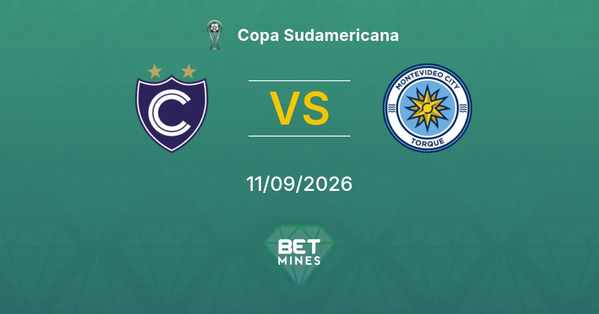 Pronostic Cienciano vs Montevideo City Torque : Aperçu et Analyse du Match | Copa Sudamericana 11-09-2026