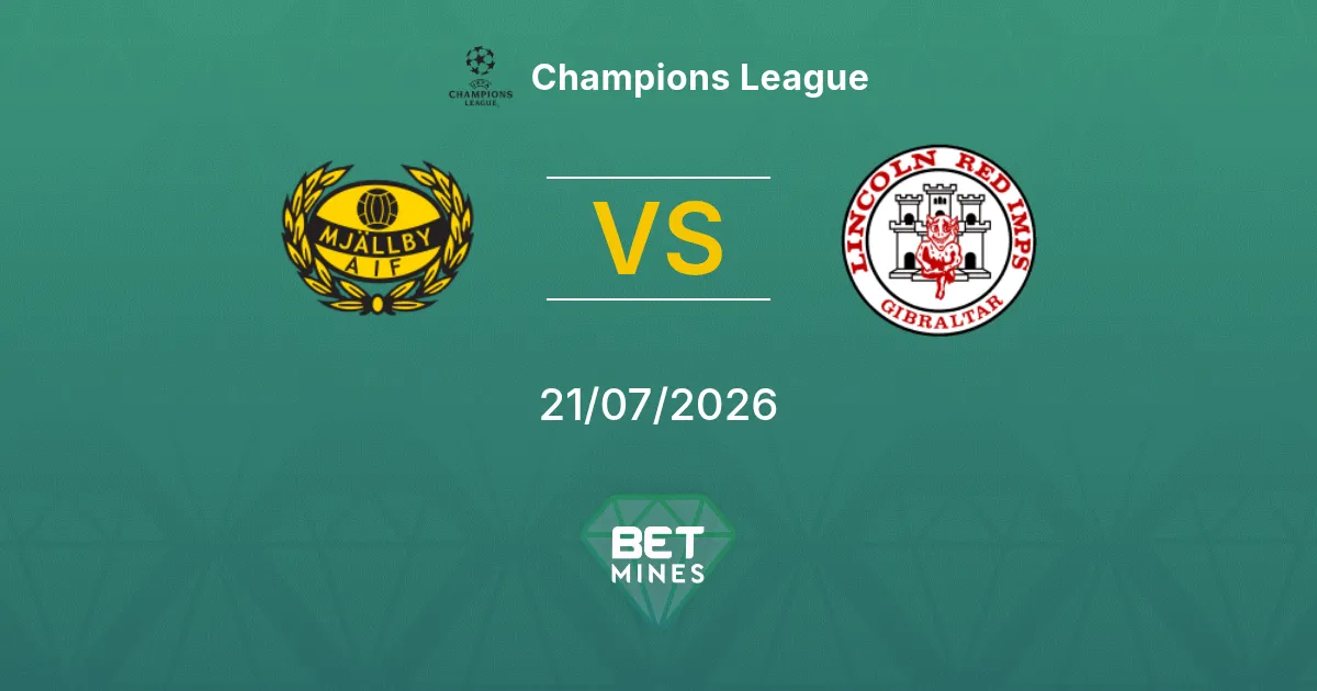 Mjällby vs Lincoln Red Imps Pronostic : Aperçu et Analyse du Match | Ligue des Champions 21-07-2026
