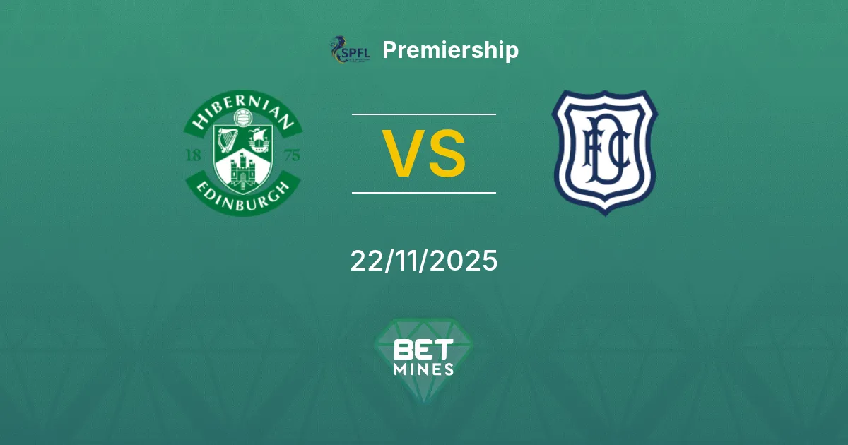 Hibernian vs Dundee Prediction: Match Preview and Analysis | Premiership 22-11-2025