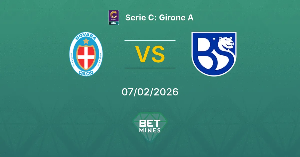 Novara vs Union Brescia Prediction: Match Preview and Analysis | Serie C: Girone A 07-02-2026