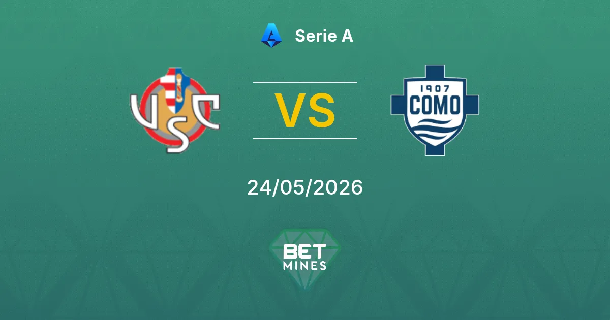 Cremonese x Como Palpite: Prévia e Análise da Partida | Serie A 24-05-2026