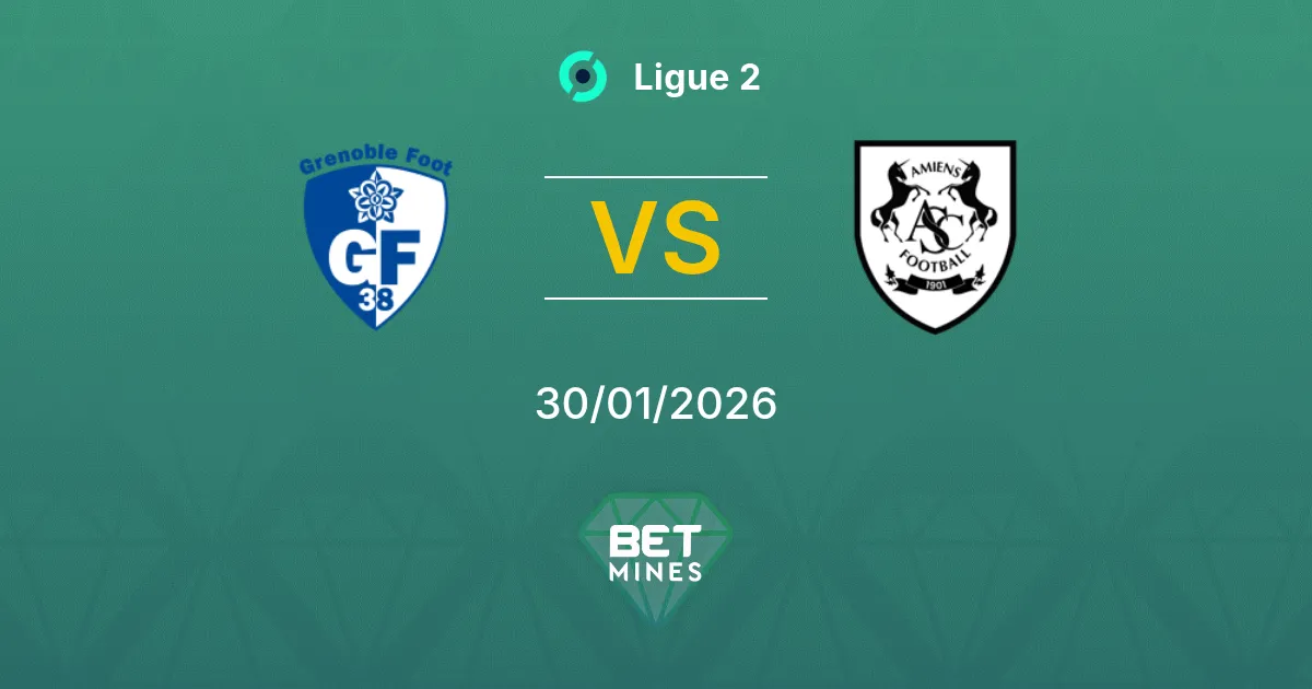 Grenoble Foot 38 vs Amiens SC Prediction: Match Preview and Analysis | Ligue 2 30-01-2026