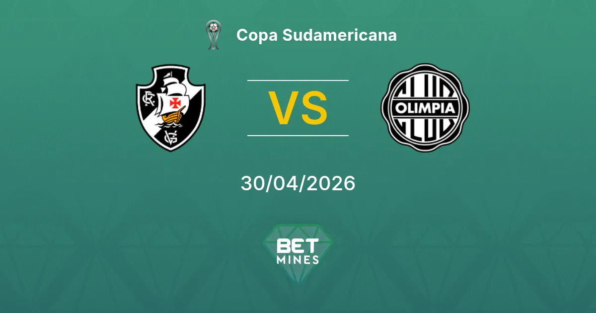 Vasco da Gama vs Olimpia Pronóstico: Previa y Análisis del Partido | Copa Sudamericana 30-04-2026
