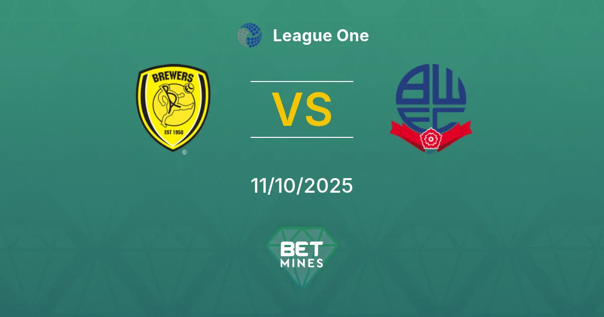 Burton Albion vs Bolton Wanderers Pronostico: Anteprima e Analisi della Partita | League One 11-10-2025