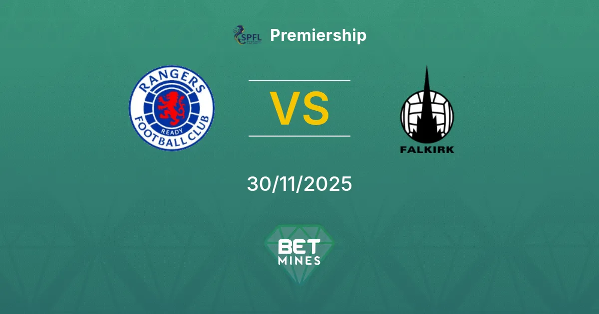 Rangers vs Falkirk Prediction: Match Preview and Analysis | Premiership 30-11-2025
