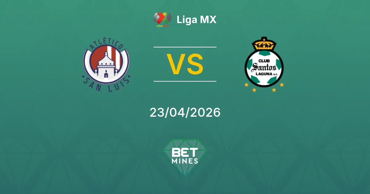 Atlético San Luis vs Santos Laguna Pronostico: Anteprima e Analisi della Partita | Liga MX 23-04-2026