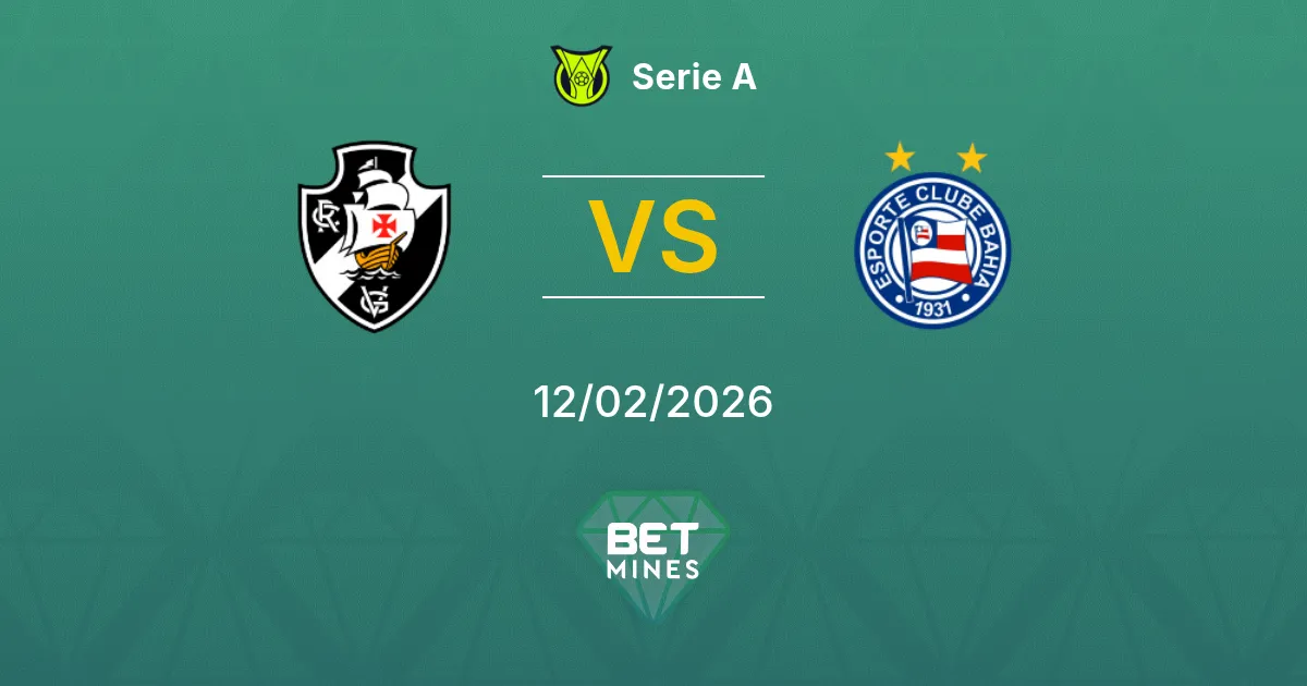 Vasco da Gama vs Bahia Prediction: Match Preview and Analysis | Serie A 12-02-2026