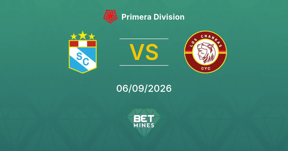 Pronostico Sporting Cristal vs Los Chankas: Anteprima e analisi della partita | Primera Division 06-09-2026