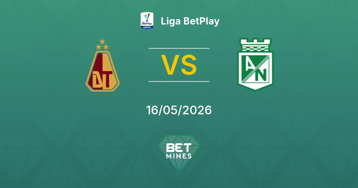 Deportes Tolima x Atlético Nacional Palpite: Prévia e Análise da Partida | Liga BetPlay 16-05-2026
