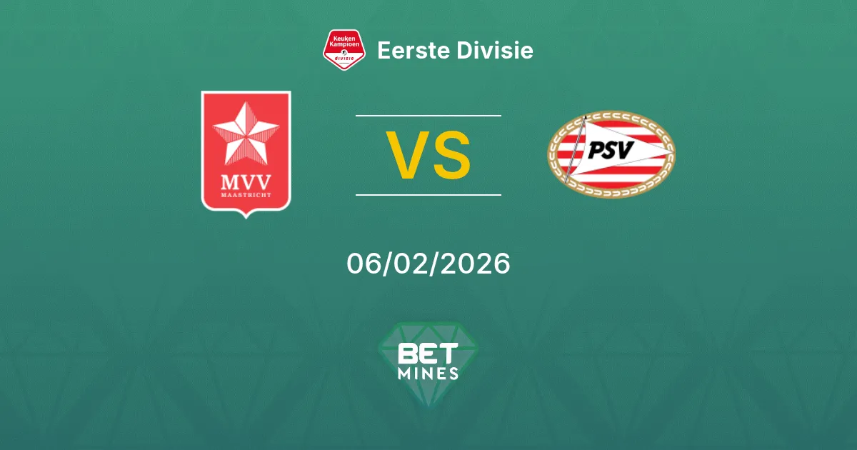 MVV Maastricht vs Jong PSV Prediction: Match Preview and Analysis | Eerste Divisie 06-02-2026