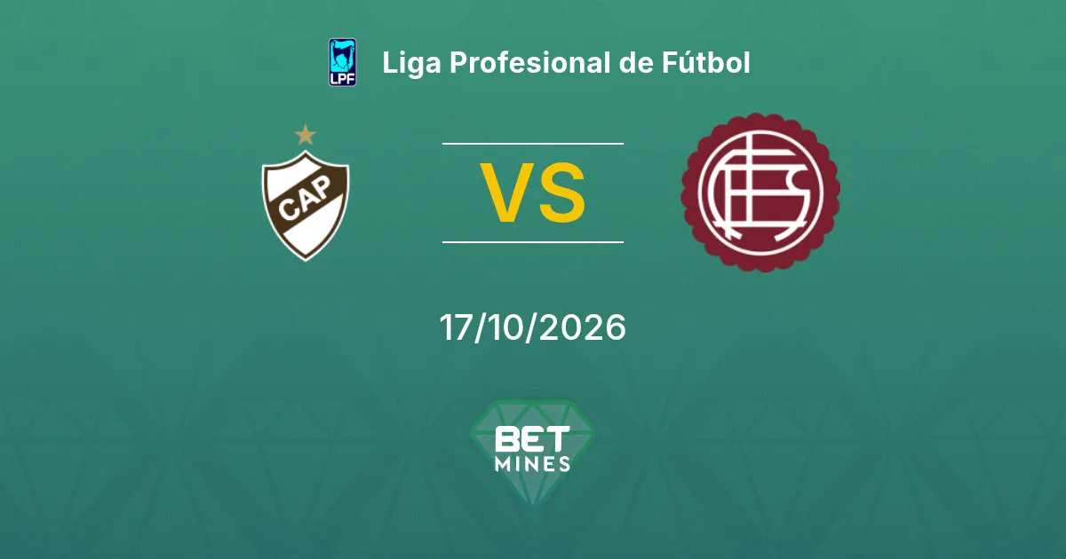 Platense x Lanús Palpite: prévia e análise da partida | Liga Profesional de Fútbol 17-10-2026
