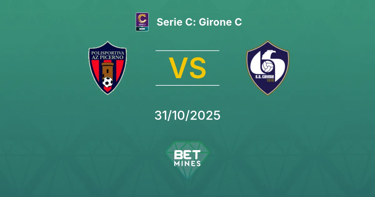 Picerno vs Cavese Prediction: Match Preview and Analysis | Serie C: Girone C 31-10-2025