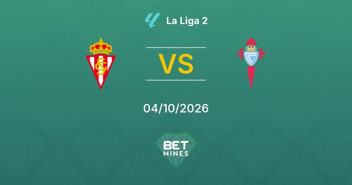 Sporting Gijón vs Celta Fortuna Pronóstico: previa y análisis del partido | La Liga 2 04-10-2026