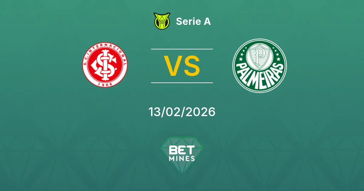 Internacional vs Palmeiras Prediction: Match Preview and Analysis | Serie A 13-02-2026