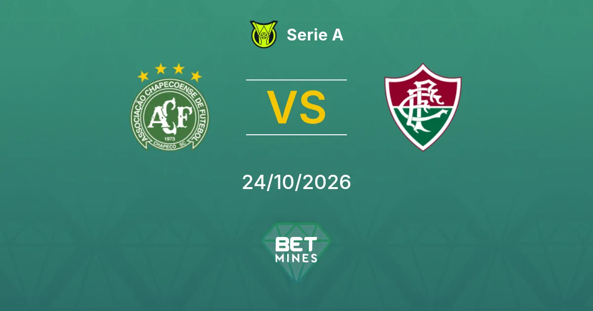 Chapecoense x Fluminense Palpite: prévia e análise da partida | Série A 24-10-2026