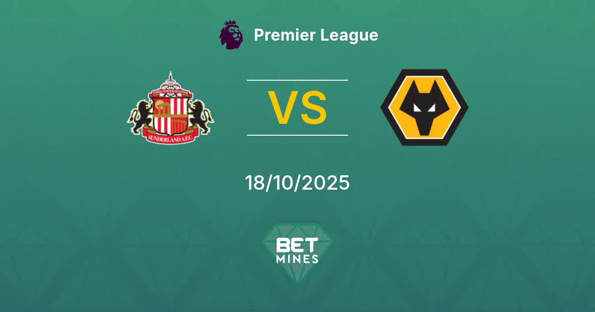 Sunderland vs Wolverhampton Wanderers Pronostico: Anteprima e Analisi della Partita | Premier League 18-10-2025