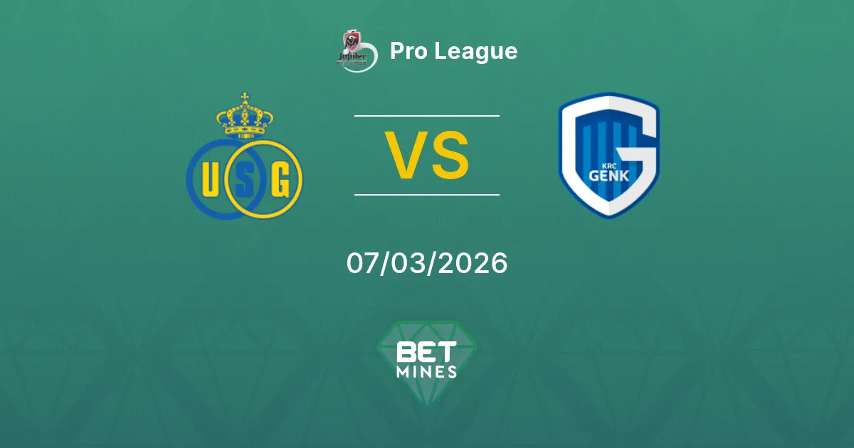 Union Saint-Gilloise vs Genk Prediction: Match Preview and Analysis | Pro League 07-03-2026