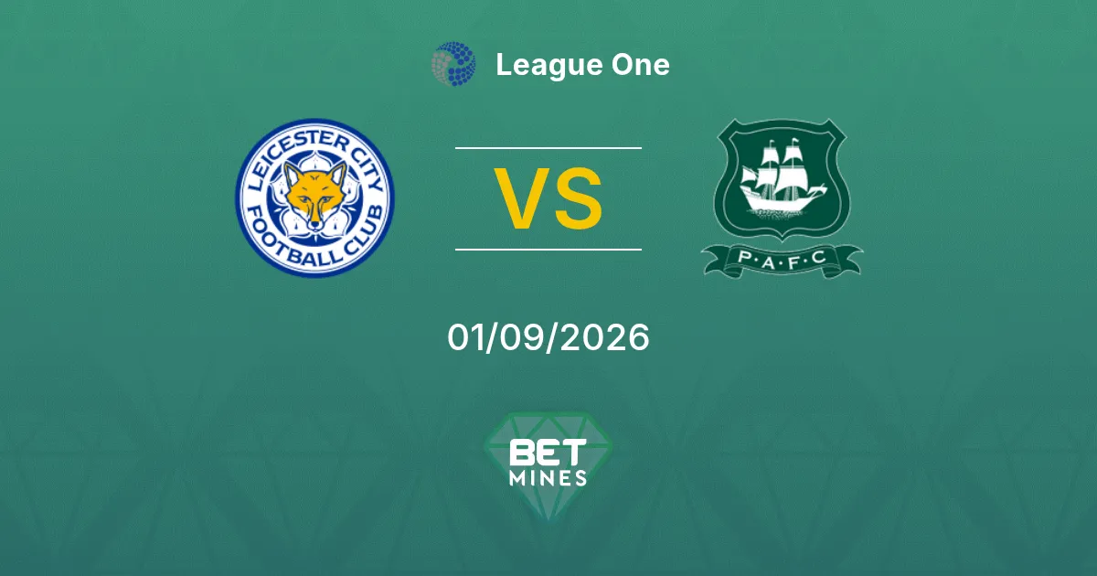 Pronóstico Leicester City vs Plymouth Argyle: Previa y análisis del partido | League One 01-09-2026