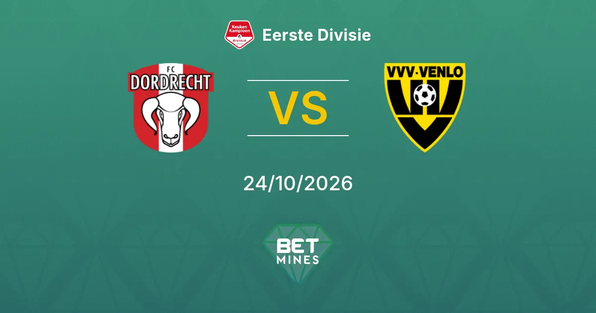 FC Dordrecht vs VVV-Venlo