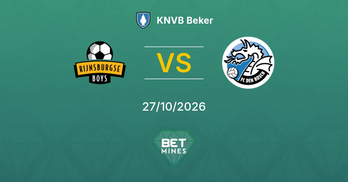 Prediction Rijnsburgse Boys vs FC Den Bosch: analysis, odds and betting ...
