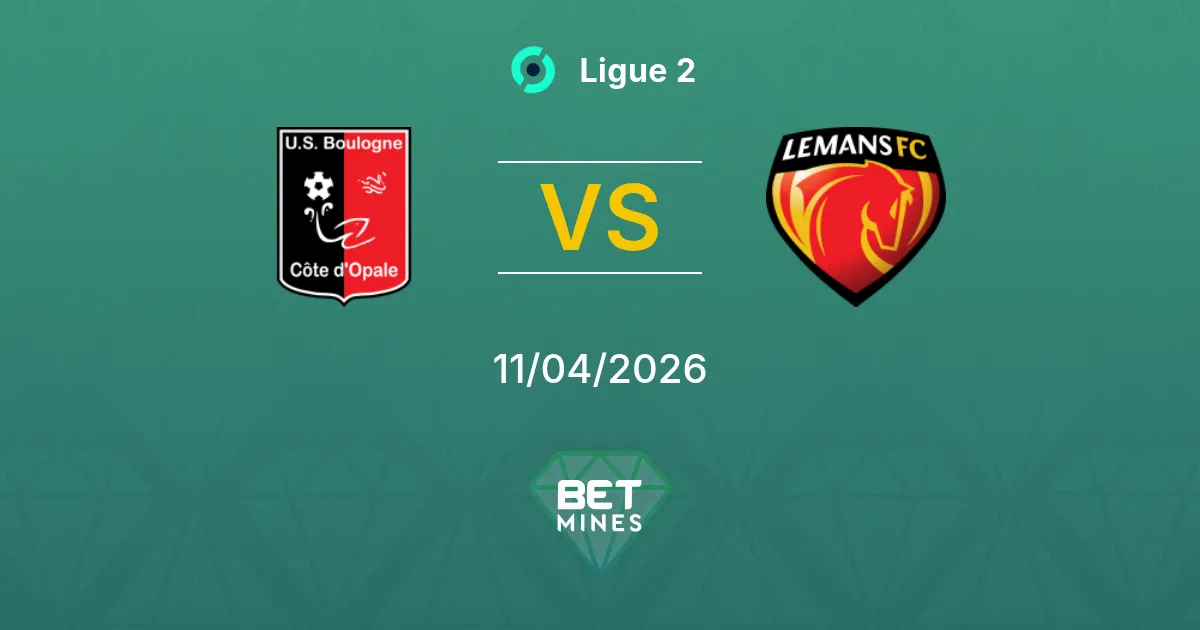 Boulogne vs Le Mans Pronóstico: Previa y Análisis del Partido | Ligue 2 11-04-2026