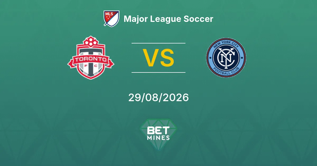 Palpite Toronto x New York City: Prévia e Análise da Partida | Major League Soccer 29-08-2026