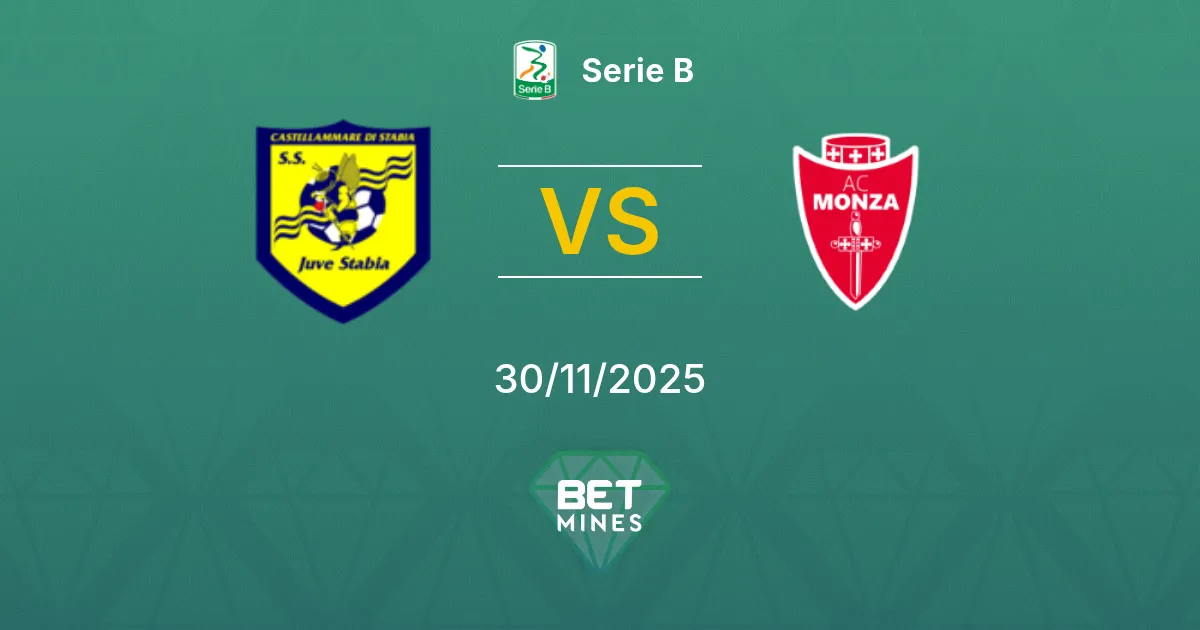 Juve Stabia vs Monza Prediction: Match Preview and Analysis | Serie B 30-11-2025