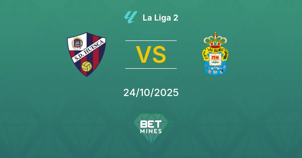 Huesca vs Las Palmas Prediction: Match Preview and Analysis | La Liga 2 24-10-2025