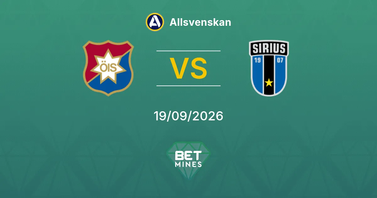 Pronostico Örgryte vs Sirius: Anteprima e Analisi della Partita | Allsvenskan 19-09-2026