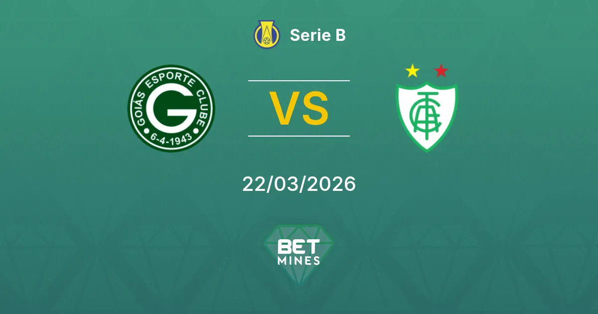 Goiás vs América Mineiro Pronostic : Aperçu et Analyse du Match | Serie B 22-03-2026