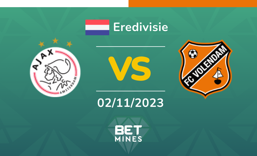 Ajax vs FC Volendam: Analysis and Prediction of the Eredivisie match