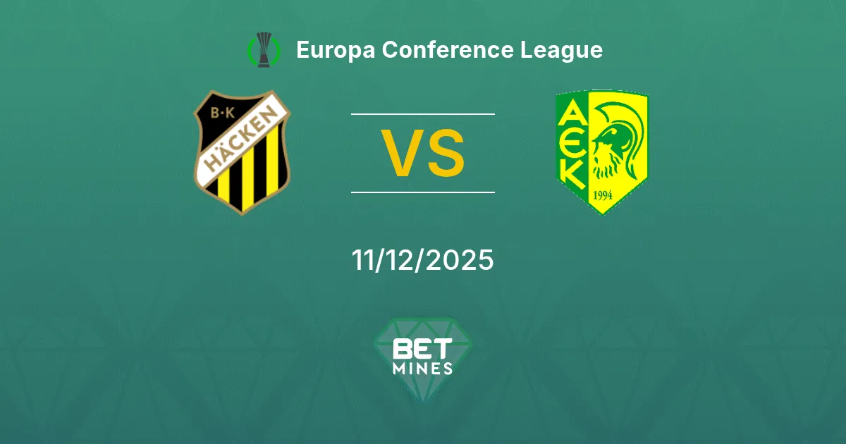 Häcken vs AEK Larnaca Pronostico: Analisi e Anteprima della Partita | Europa Conference League 11-12-2025