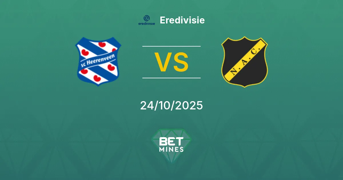 SC Heerenveen vs NAC Breda Pronostico: Anteprima e Analisi della Partita | Eredivisie 24-10-2025
