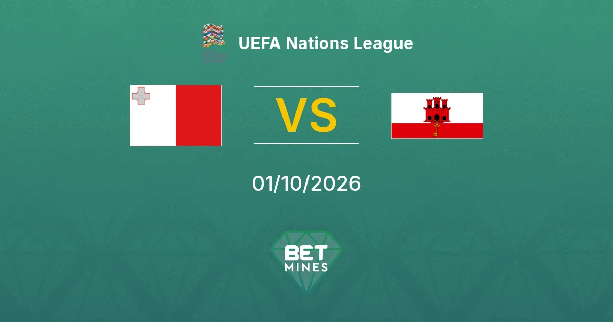 Malta vs Gibraltar Prediction: Match Preview and Analysis | UEFA Nations League 01-10-2026